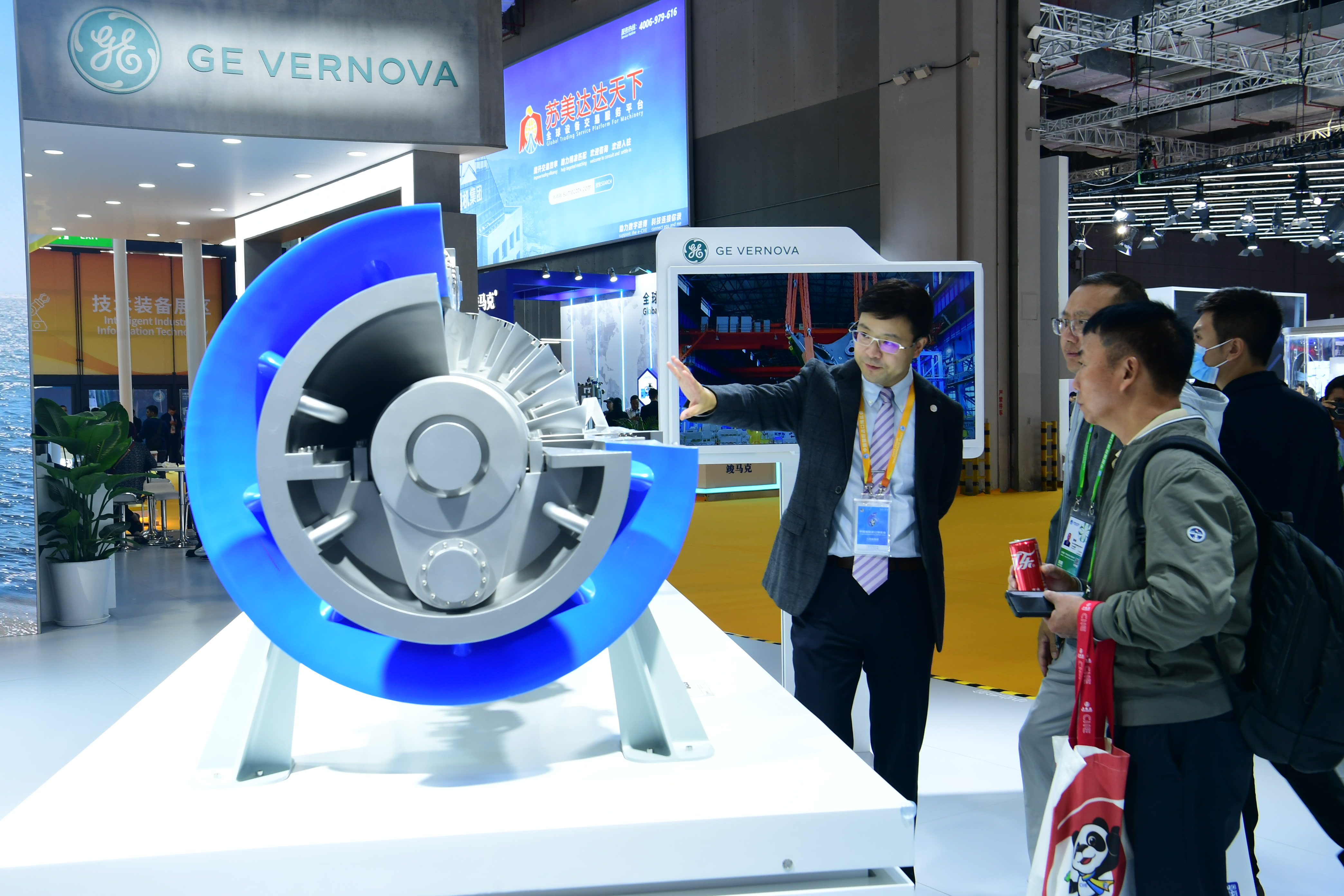 GE Vernova Booth at the China International Import Expo